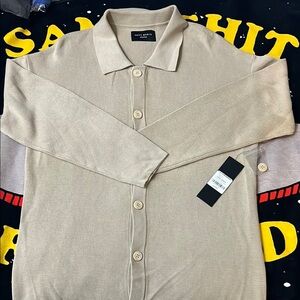 Saint Morta Long Sleeve Button Up Sweater Mens M